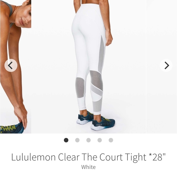 Lululemon Clear The Court Tight 28" Size 4 - Picture 1 of 9